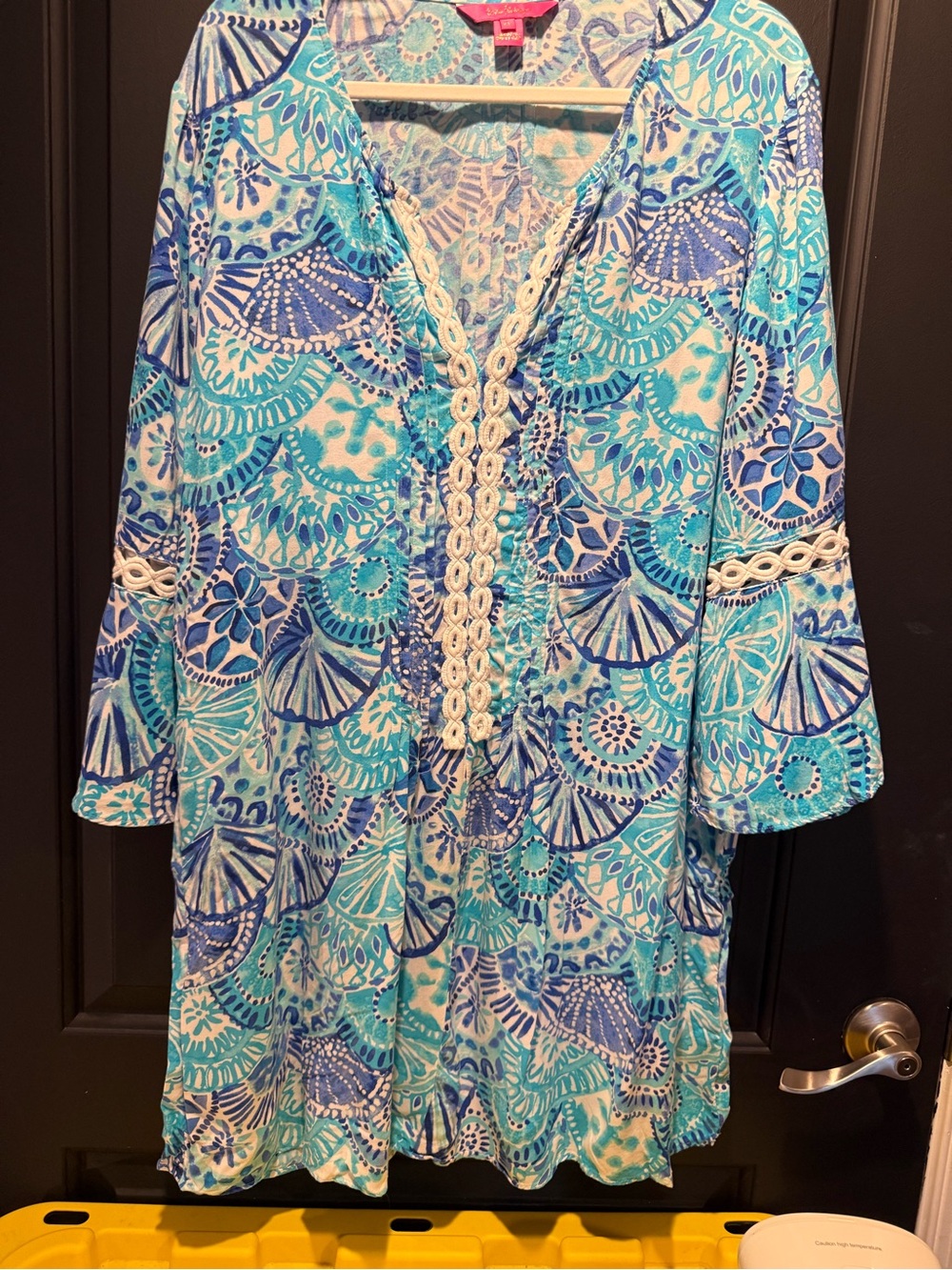 Lilly Pulitzer Blue & Turquoise Printed Tunic